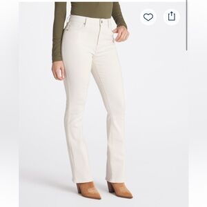 Cosmic Blue Love Heilyn High Rise Bootcut Cream Jeans